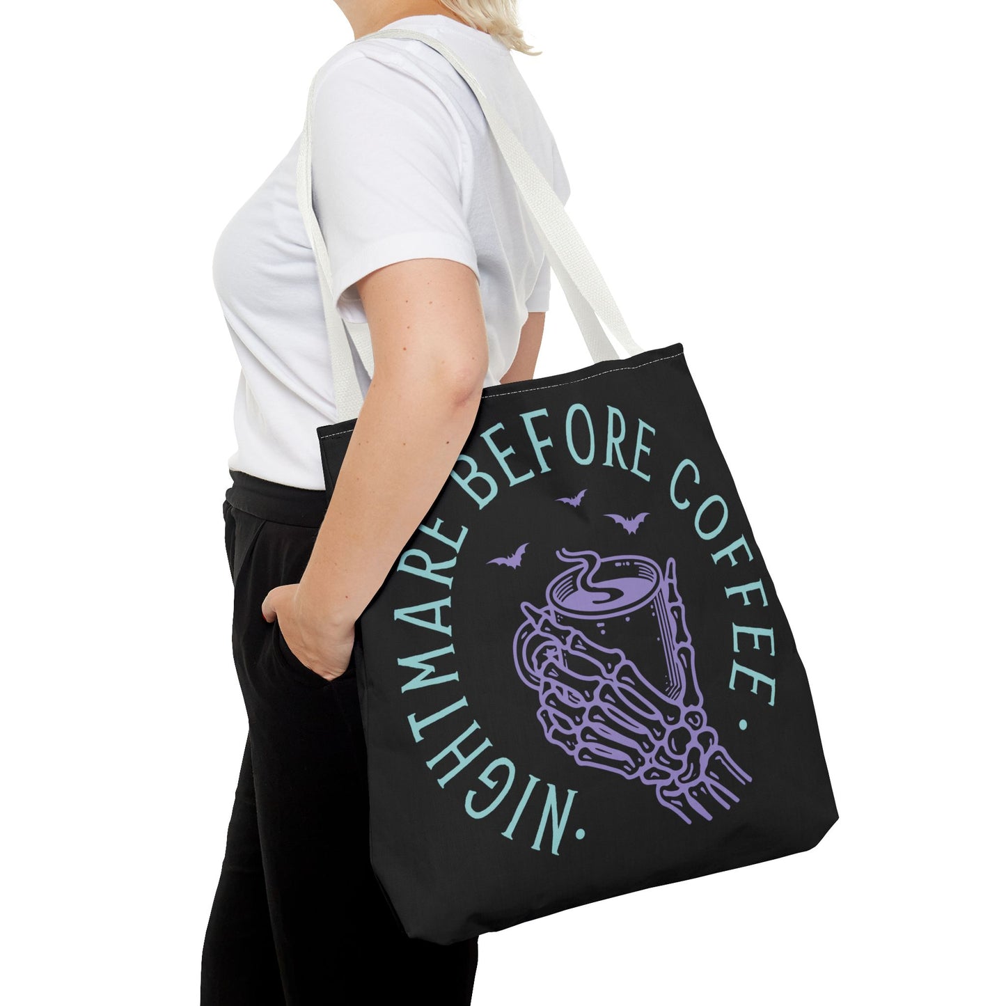 Nightmare Before Coffee - Tote Bag (AOP)