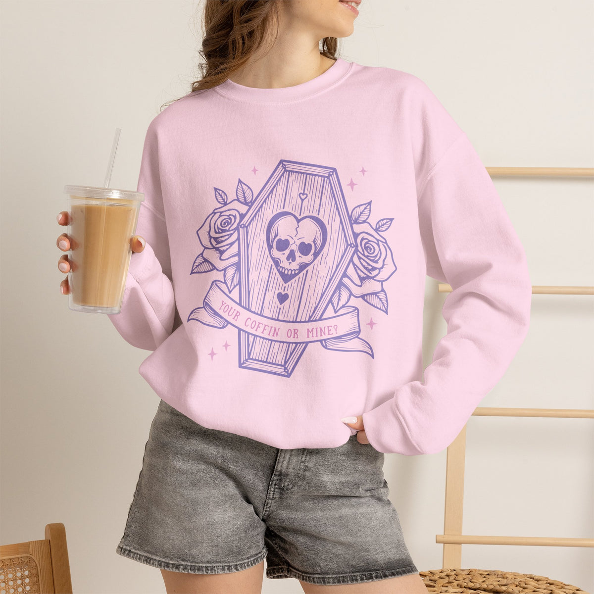 Your Coffin or Mine? - Unisex Heavy Blend™ Crewneck Sweatshirt