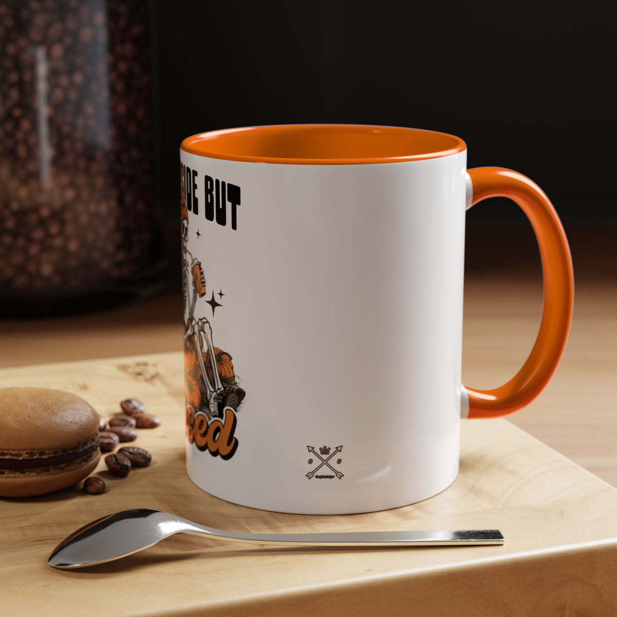 Dead Inside But Spiced - Accent Coffee Mug (11, 15oz)