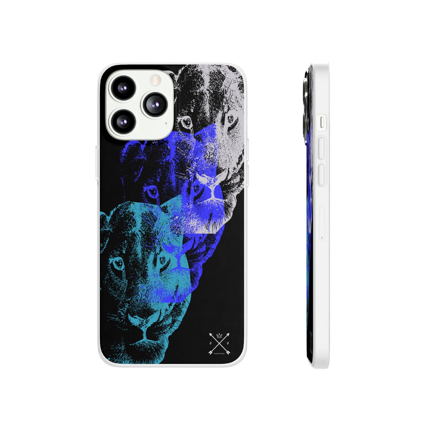 Lioness Arising (black/blue/silver) - Flexi Cases