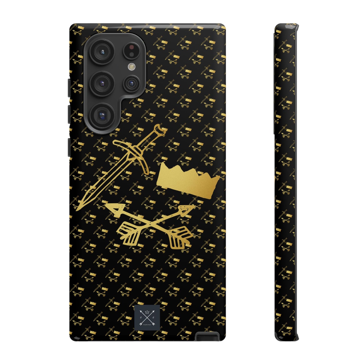 Gold and Bold Warrior - Tough Phone Cases