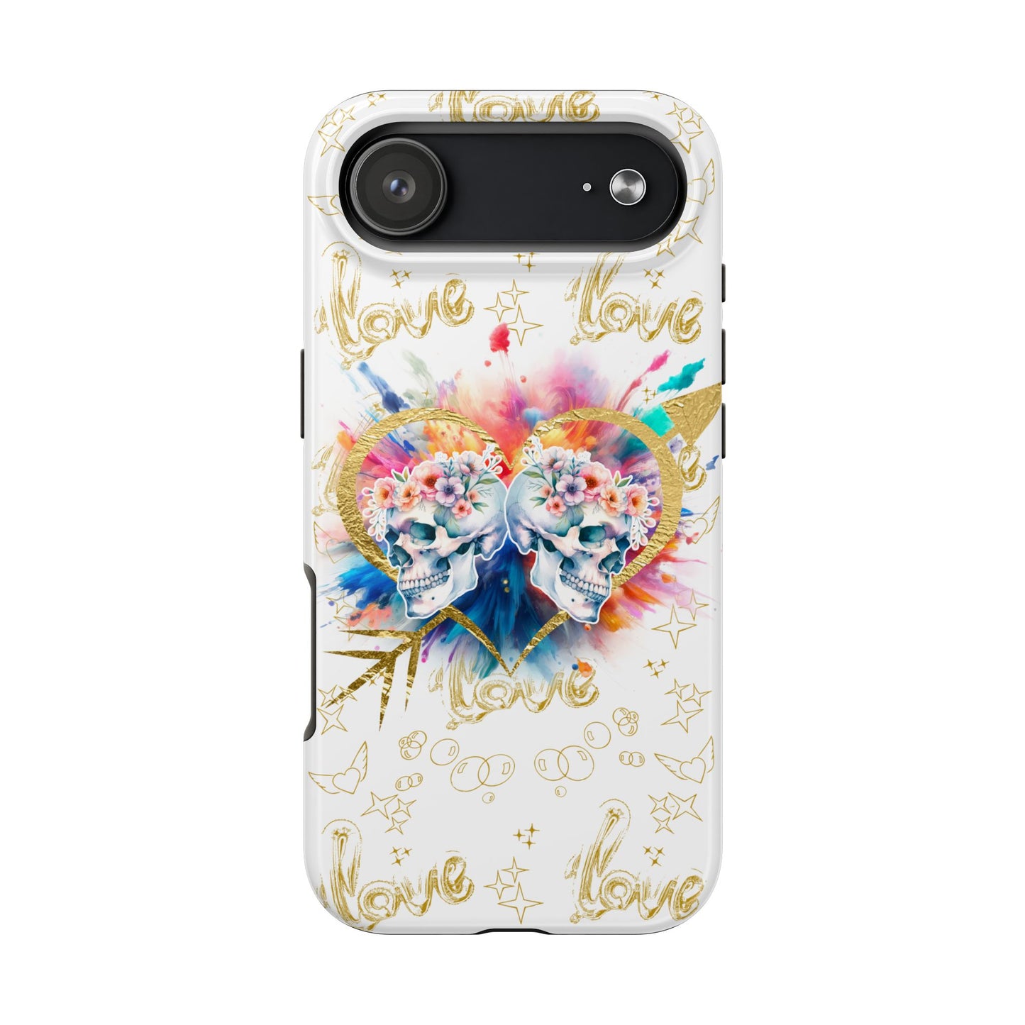Love is Golden Watercolor - Tough Phone Cases