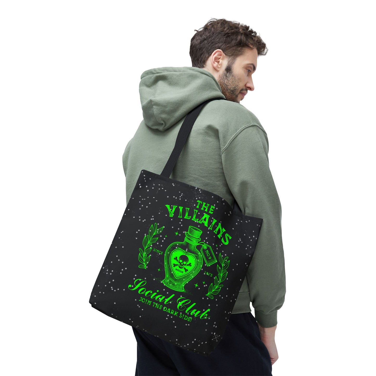 The Villains Social Club (Green) - Tote Bag (AOP)