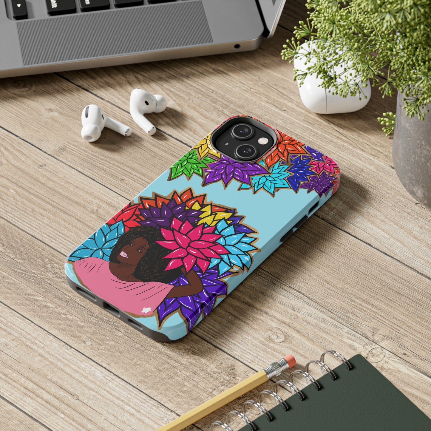 Beauty with Flowers - Tough Phone Cases