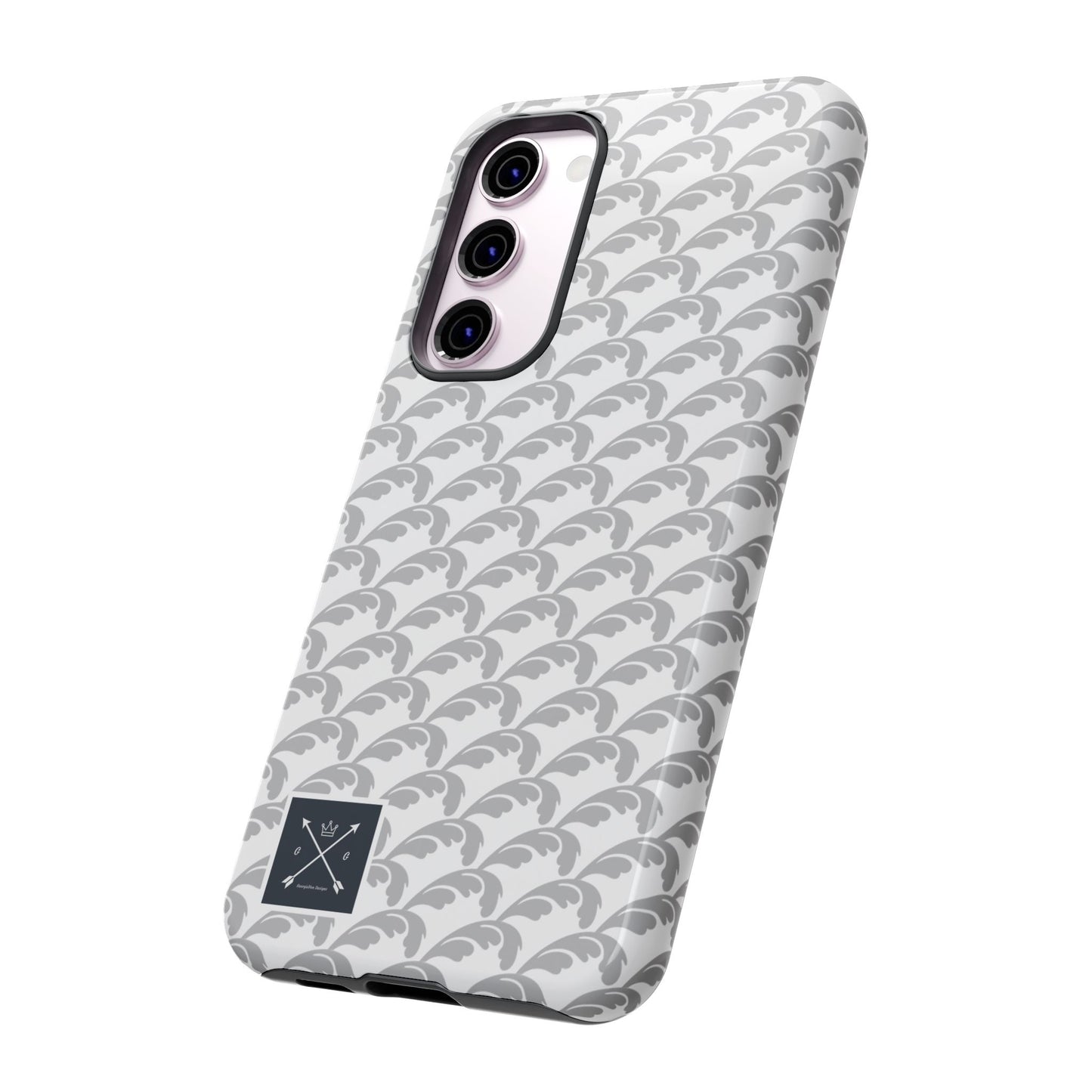 Beautiful Beloved Flourish (silver/white) - Tough Phone Cases