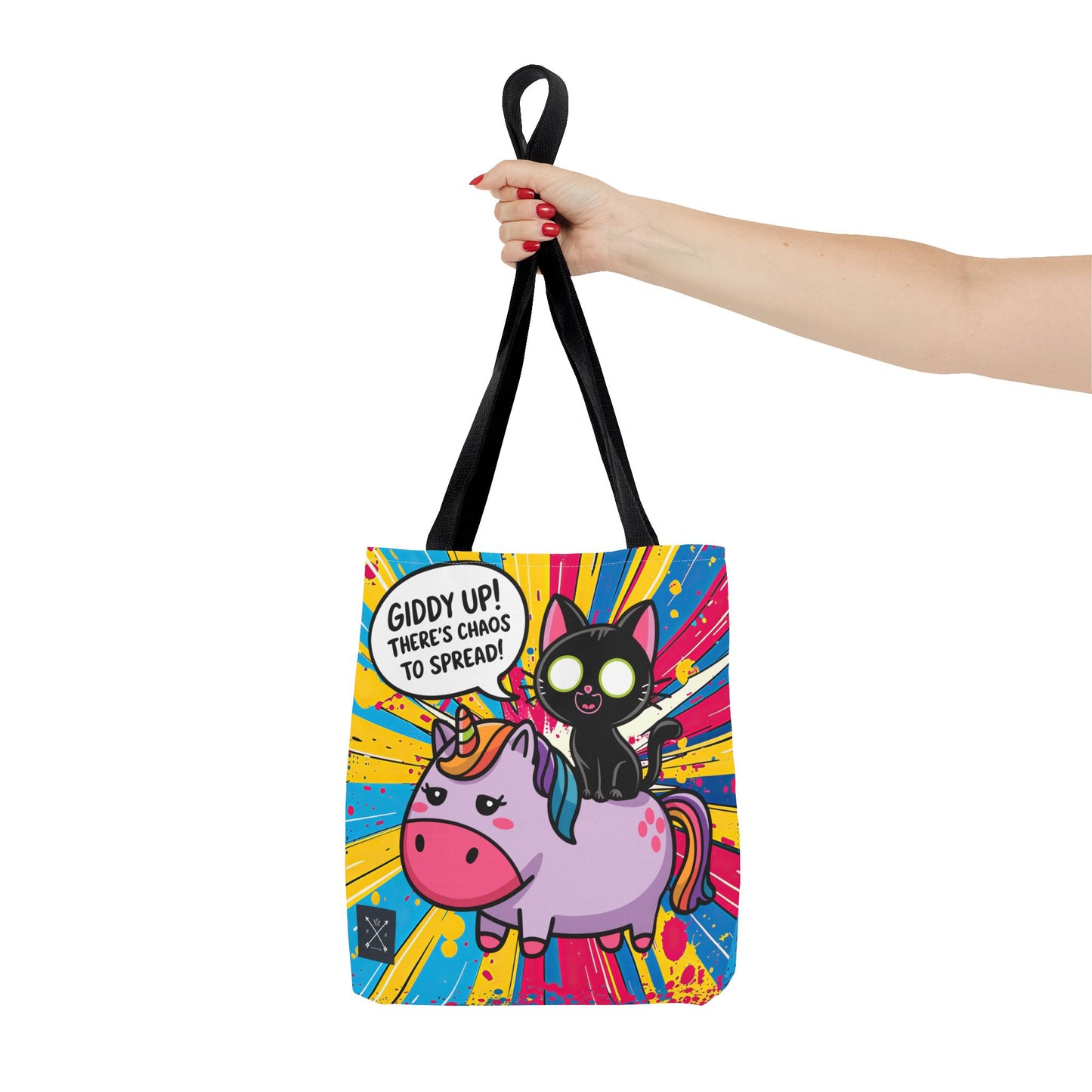 Giddy Up There's Chaos To Spread- Tote Bag
