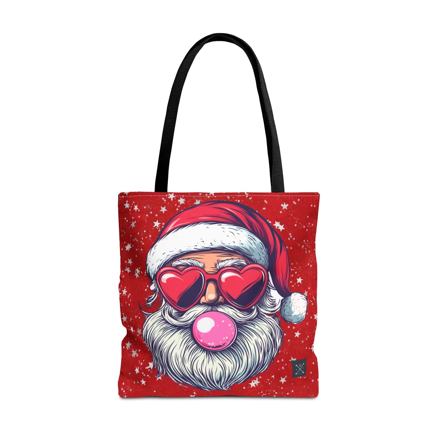 Retro Bubblegum Santa - Tote Bag (AOP)