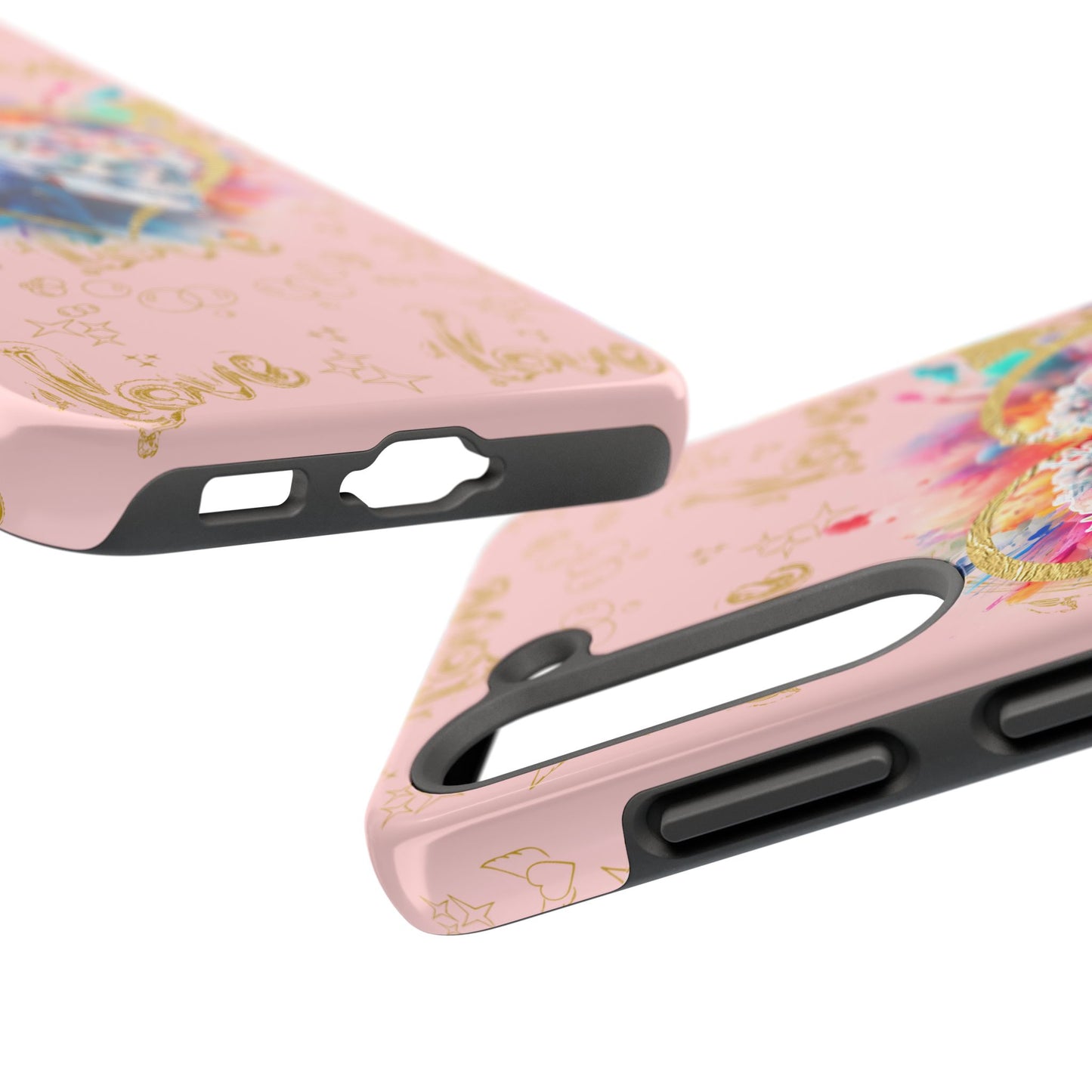 Love is Golden Watercolor (pink) - Tough Phone Cases