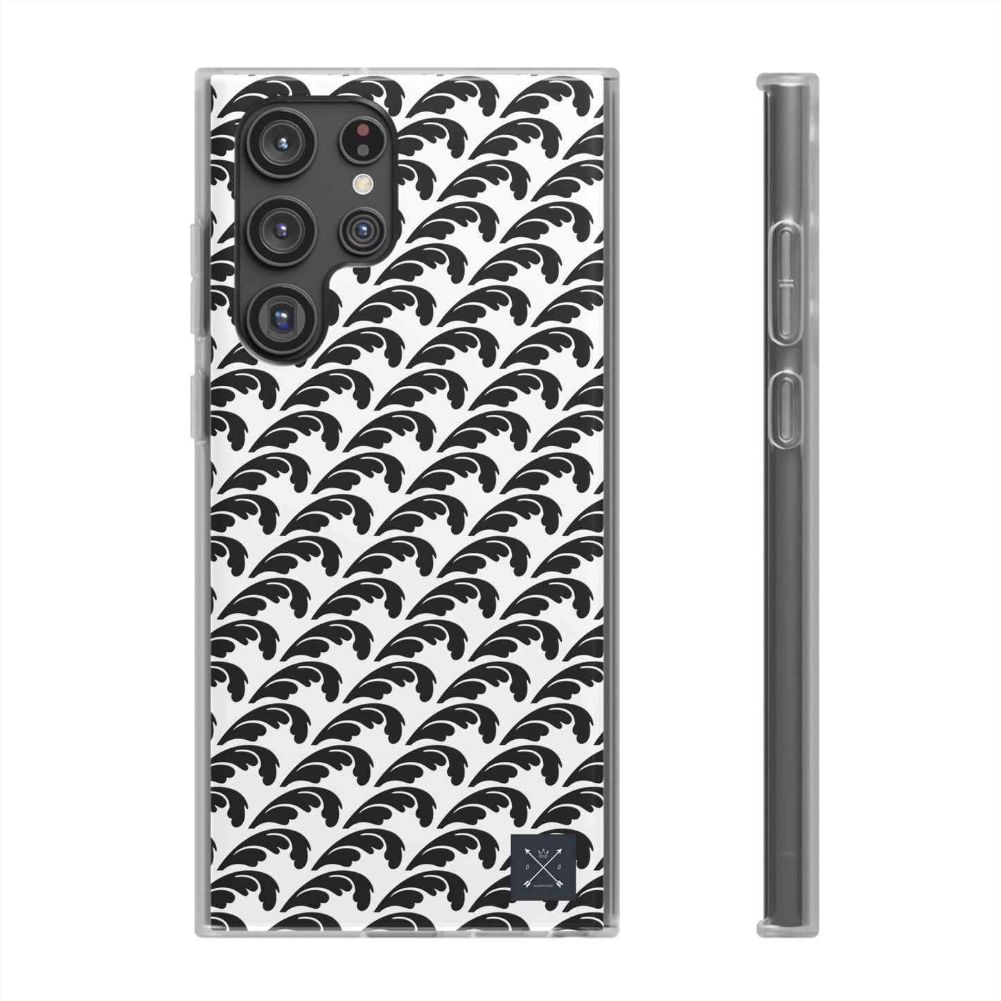 Beautiful Beloved Flourish (black/white) - Flexi Cases