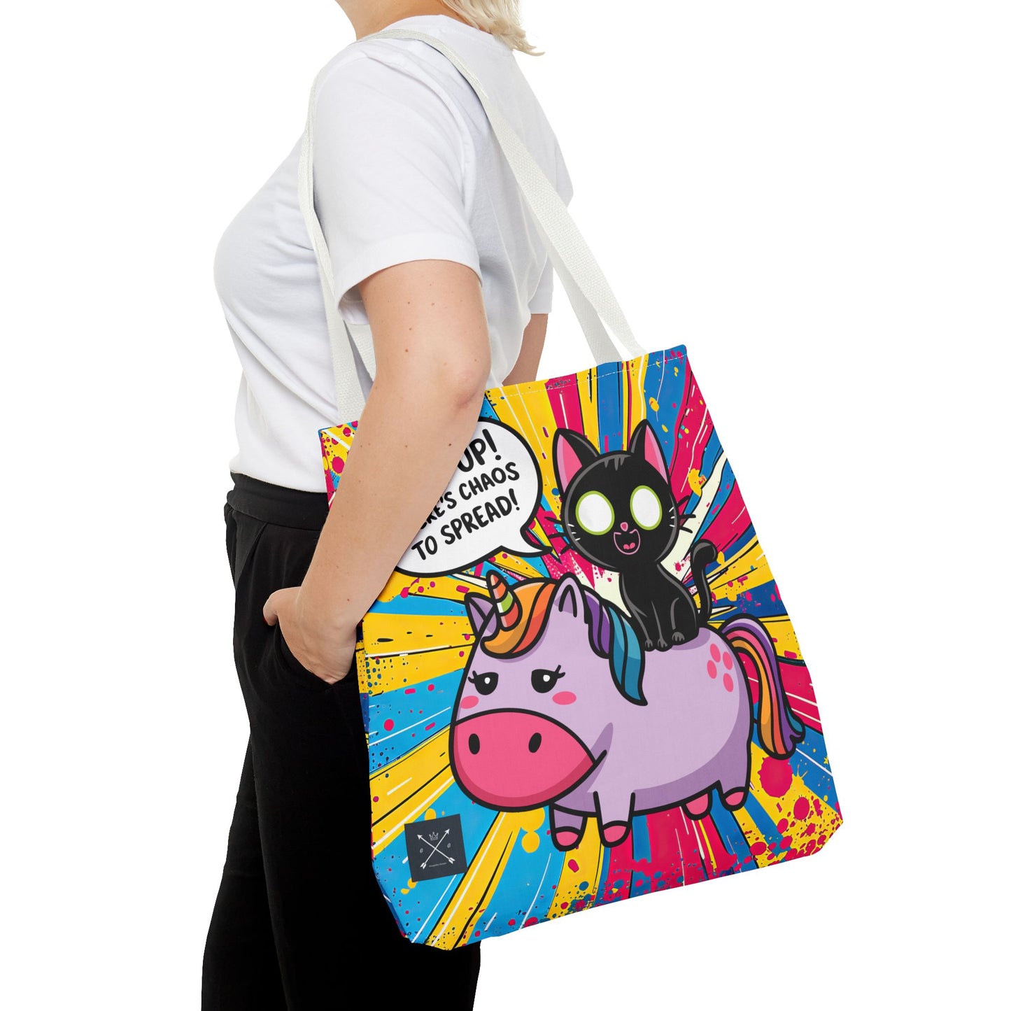 Giddy Up There's Chaos To Spread- Tote Bag