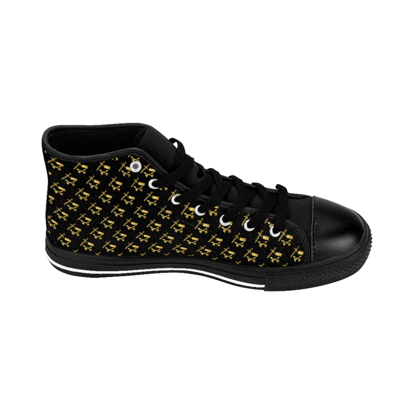Women's - Gold and Bold Warrior - High-top Sneakers