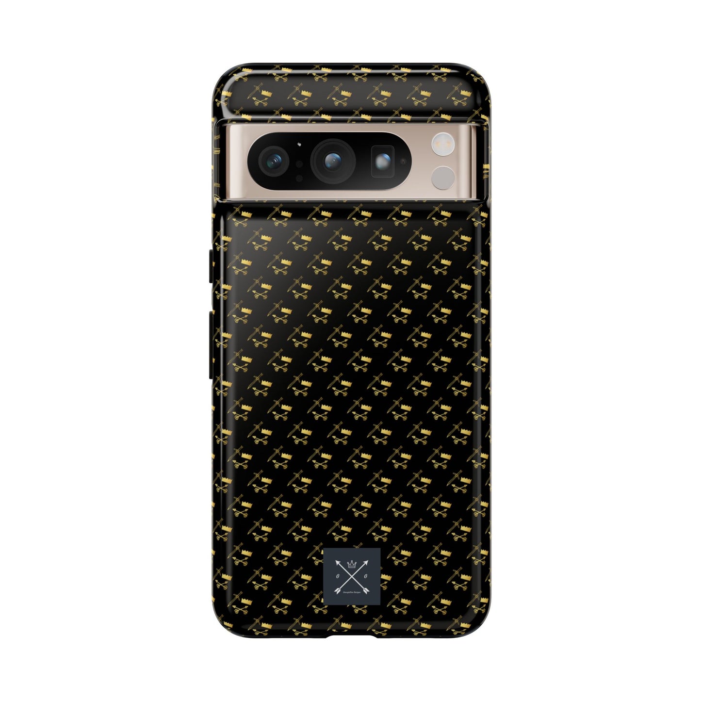 Gold and Bold Warrior Pattern - Tough Phone Cases