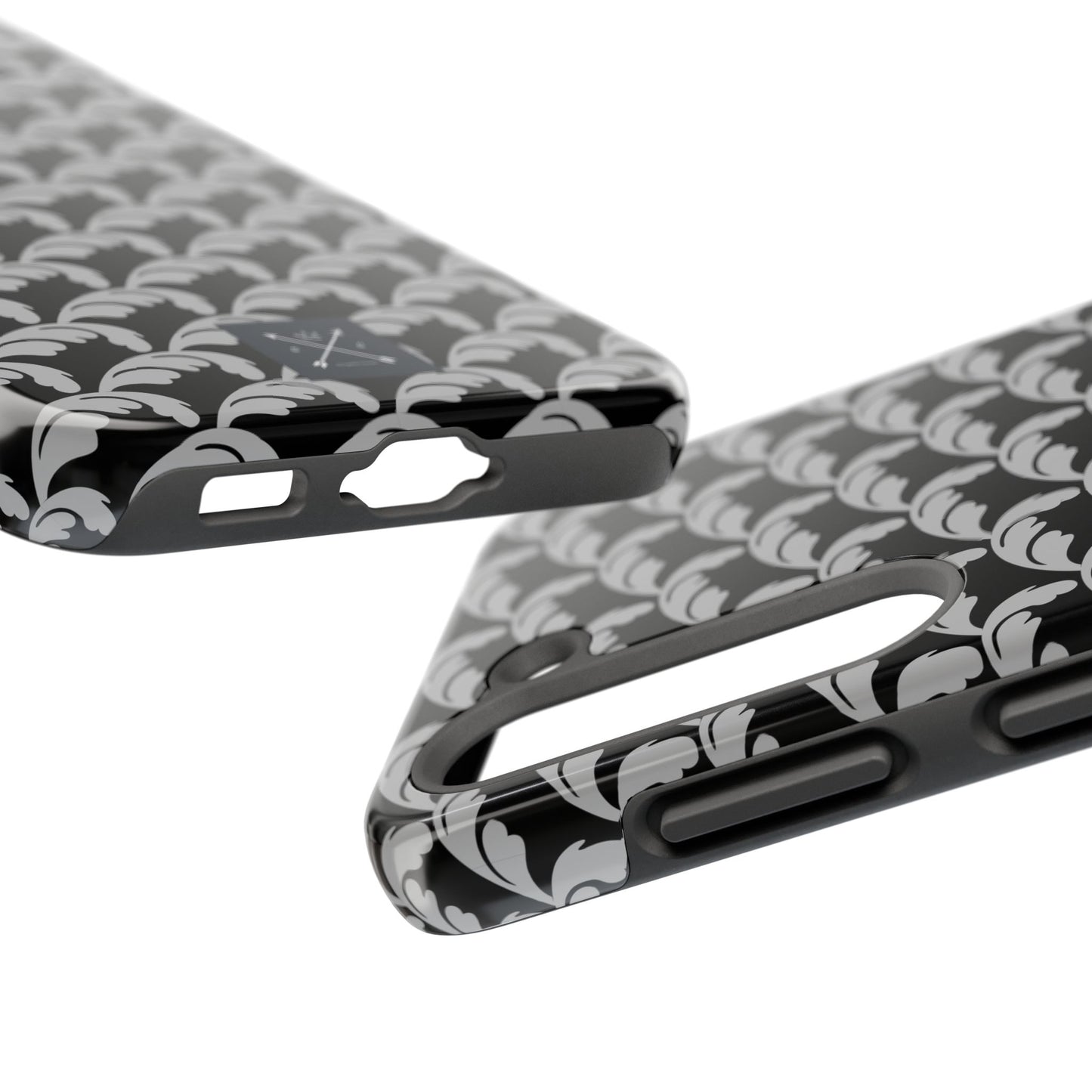 Beautiful Beloved One Flourish (silver/black) - Tough Phone Cases