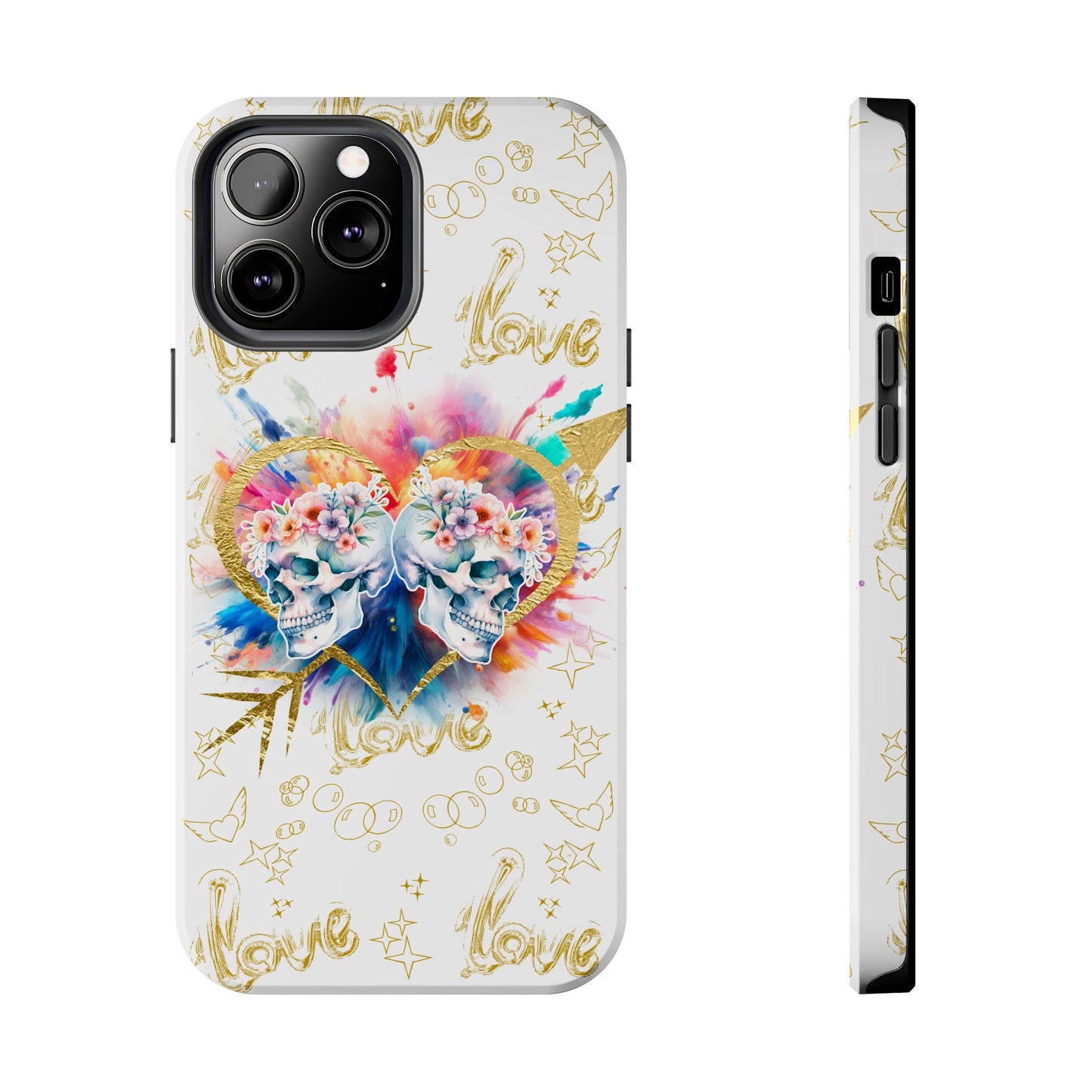 Love is Golden Watercolor - Tough Phone Cases