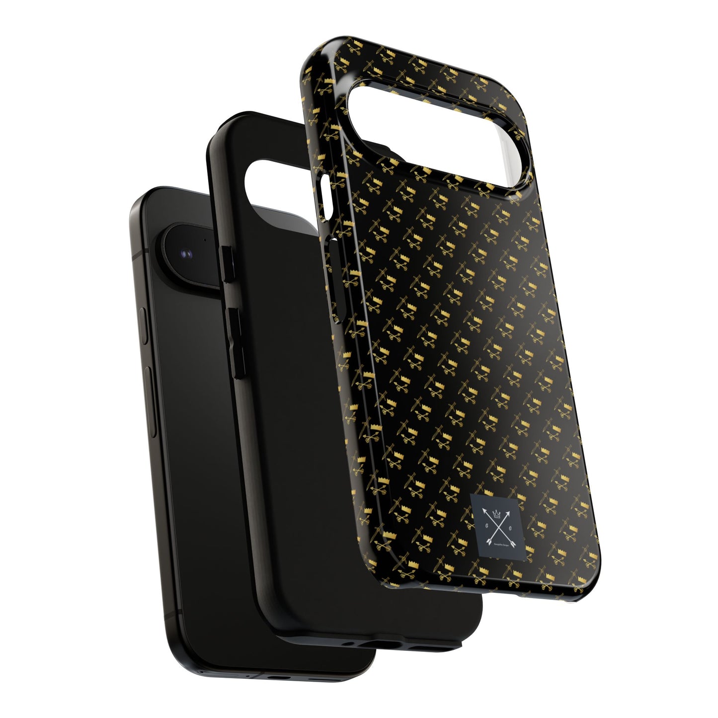 Gold and Bold Warrior Pattern - Tough Phone Cases