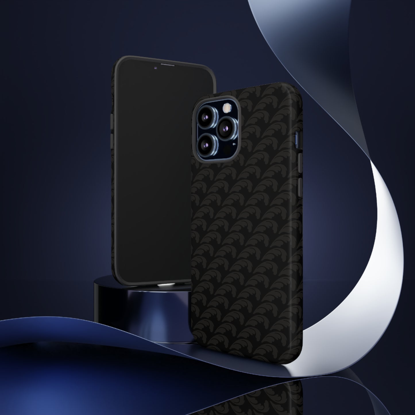 Beautiful Beloved One Flourish (black/black) - Tough Phone Cases