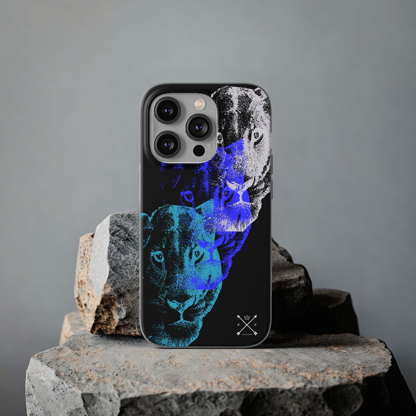 Lioness Arising (black/blue/silver) - Flexi Cases