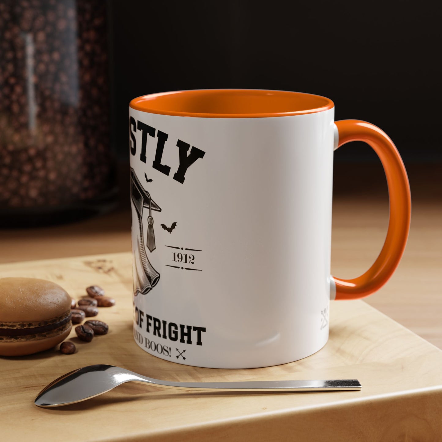 Ghostly Institute of Fright - Accent Coffee Mug (11, 15oz)