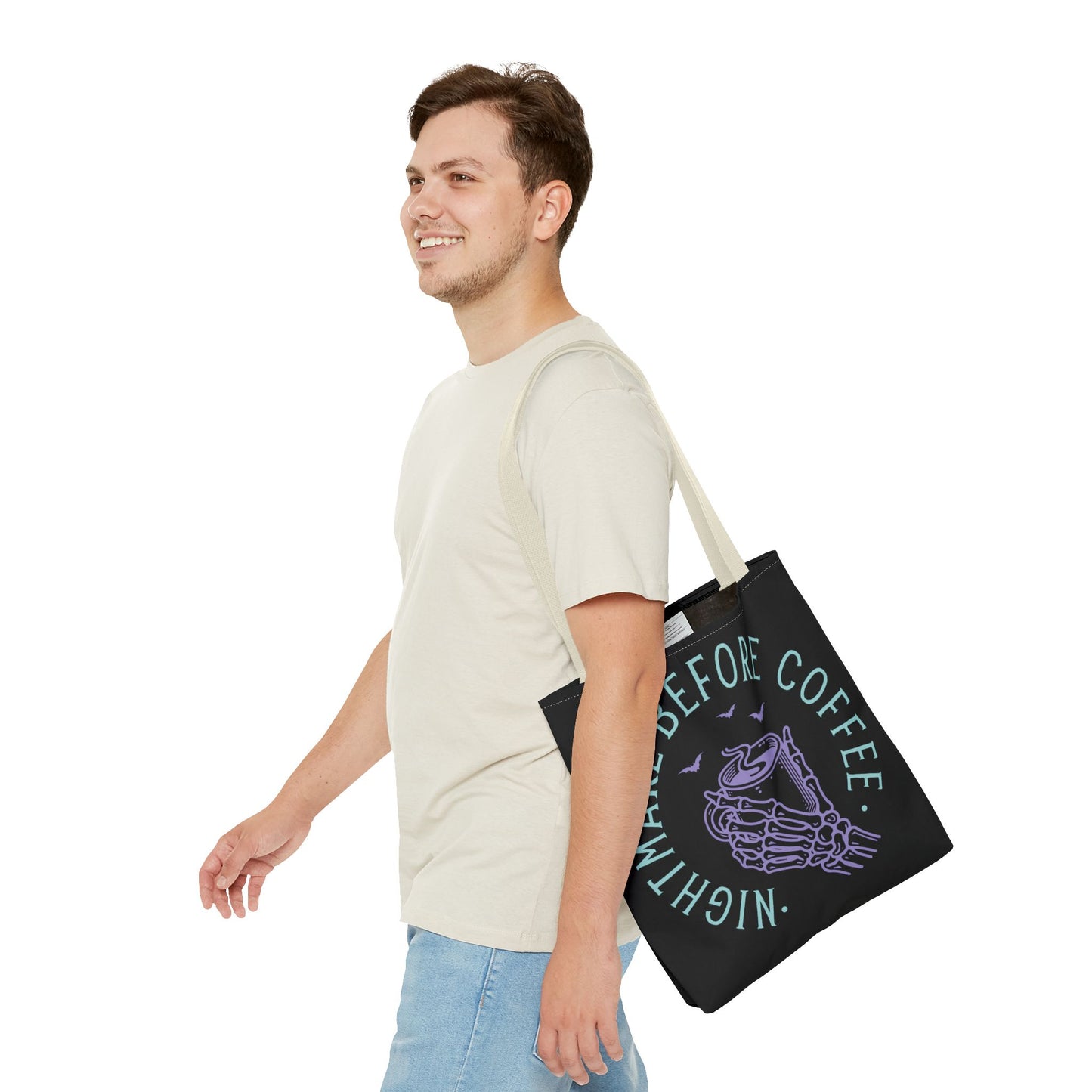 Nightmare Before Coffee - Tote Bag (AOP)
