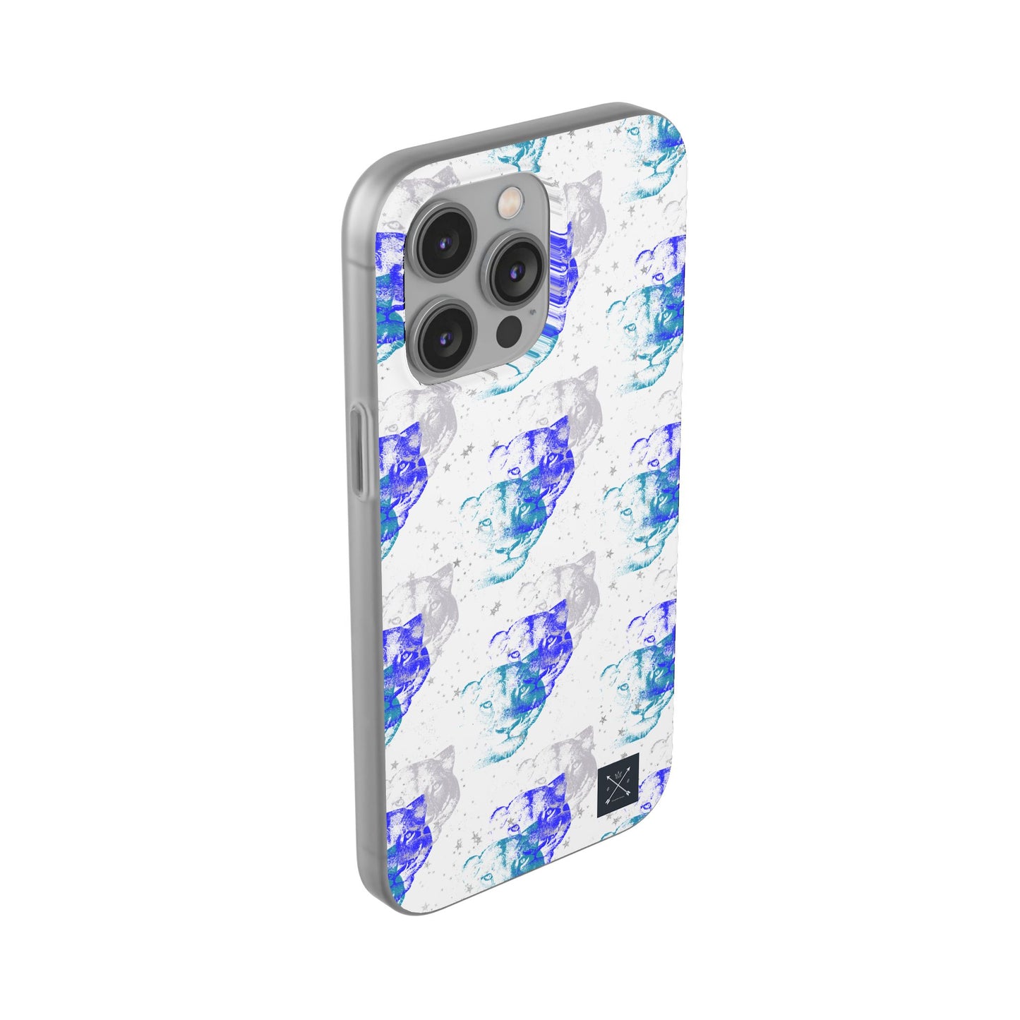 Lioness Arising (white/blue) - Flexi Phone Cases
