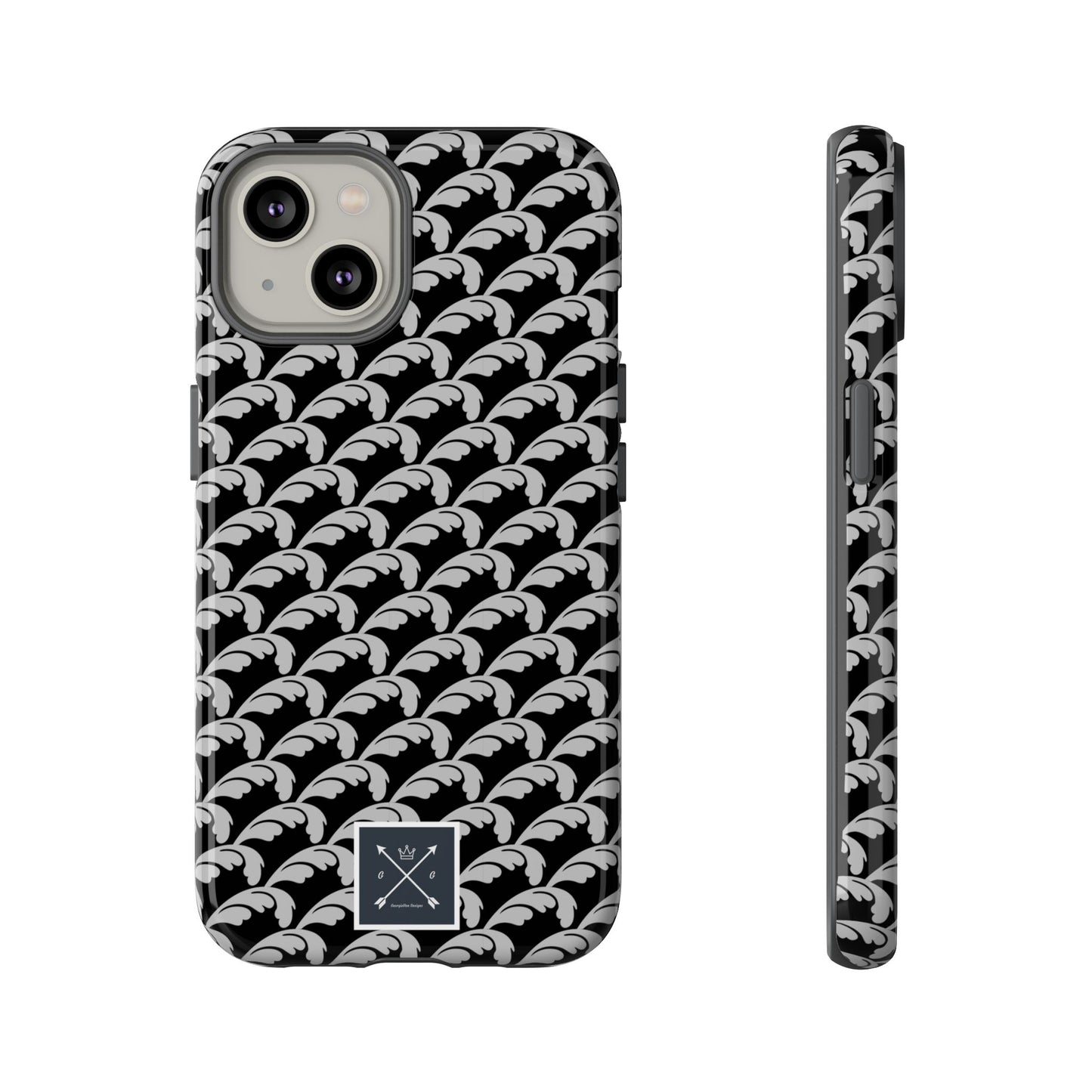 Beautiful Beloved One Flourish (black/silver) - Tough Phone Cases