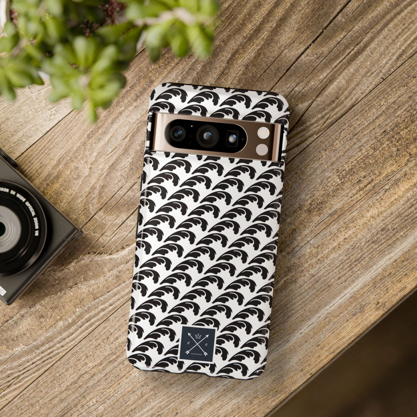 Beautiful Beloved One Flourish (black/white) - Tough Phone Cases
