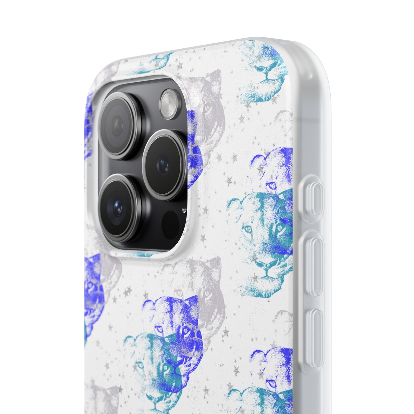 Lioness Arising (white/blue) - Flexi Phone Cases