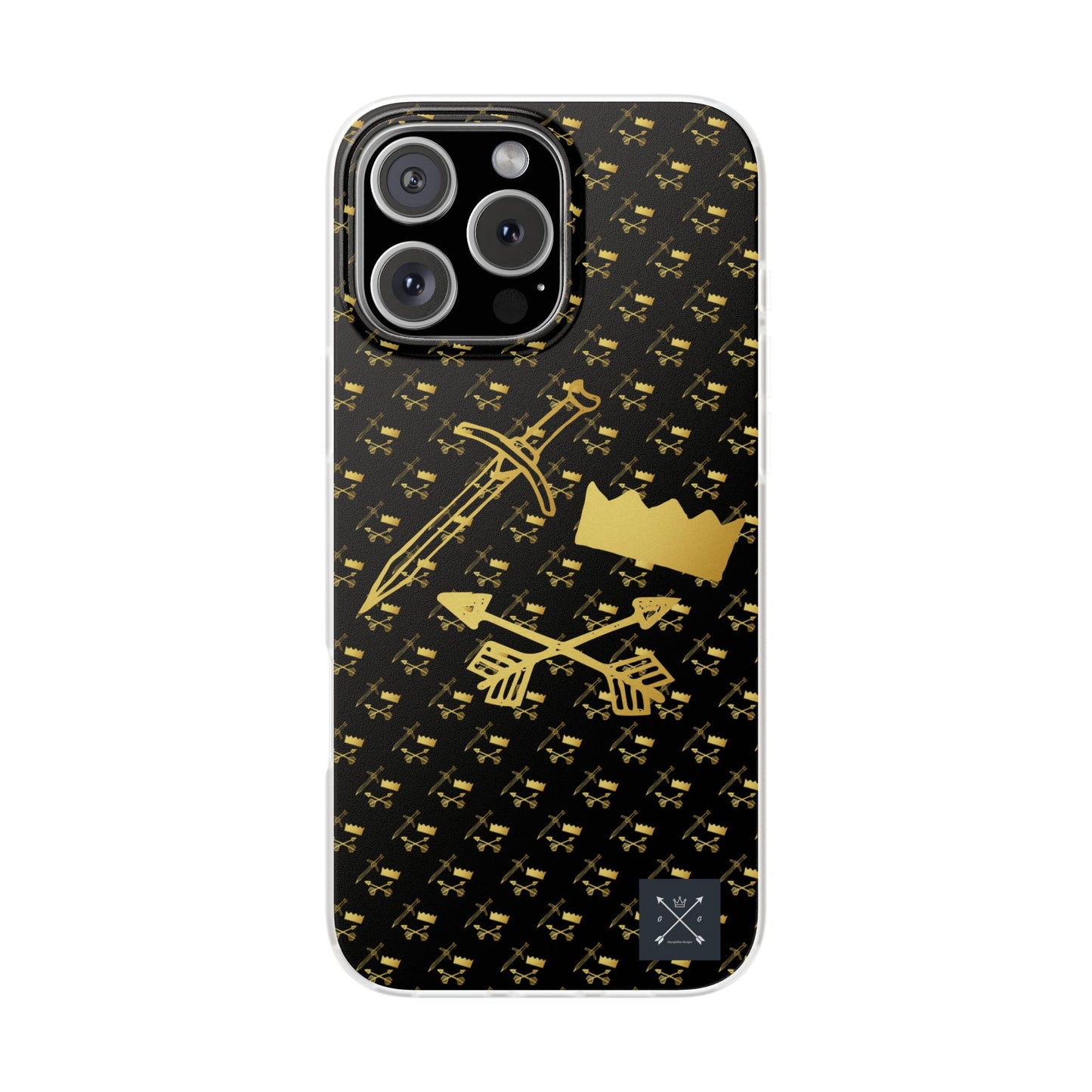 Gold and Bold Warrior - Flexi  Phone Cases