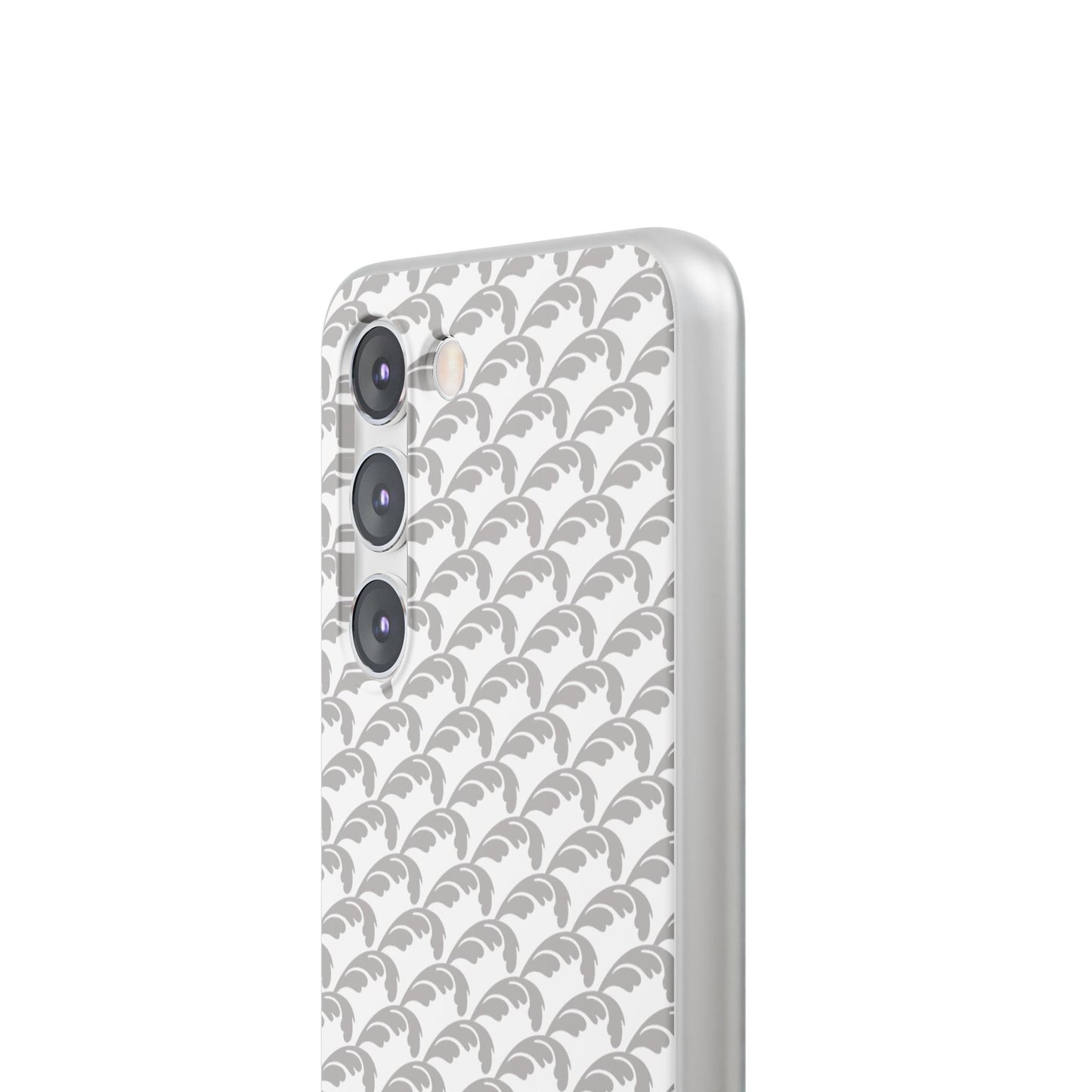 Beautiful Beloved Flourish (silver/white) - Flexi Phone Cases