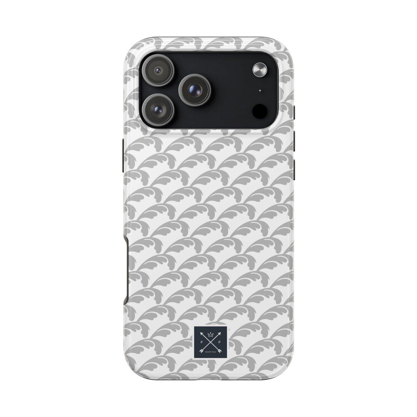 Beautiful Beloved Flourish (white/silver) - Tough Phone Cases