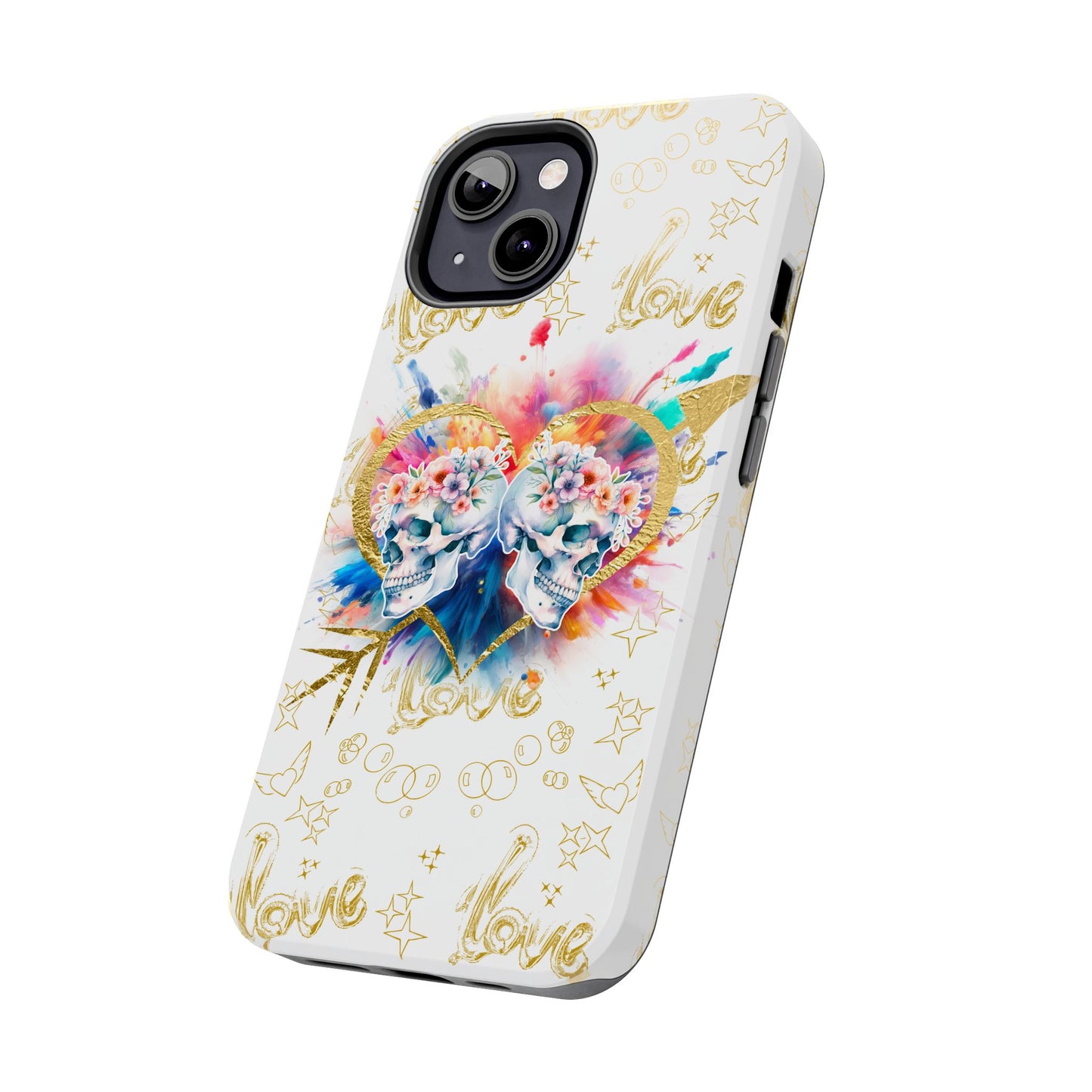 Love is Golden Watercolor - Tough Phone Cases
