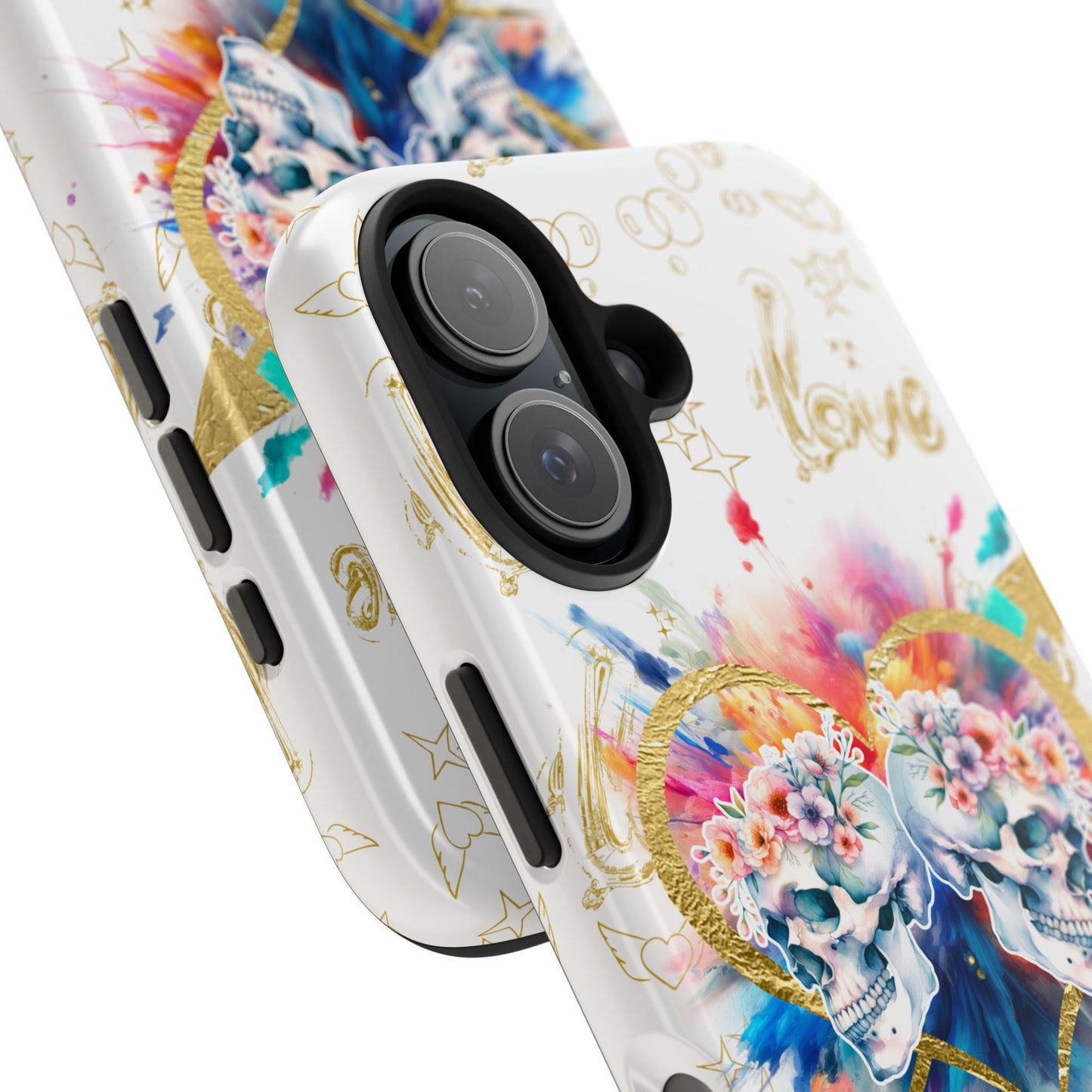 Love is Golden Watercolor - Tough Phone Cases