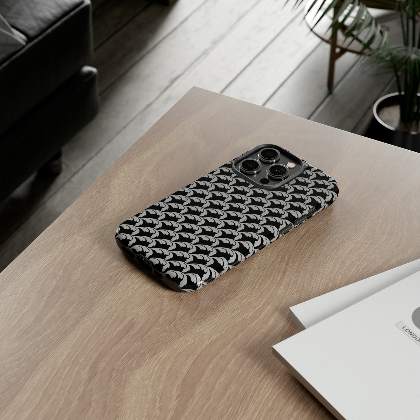 Beautiful Beloved One Flourish (black/silver) - Tough Phone Cases