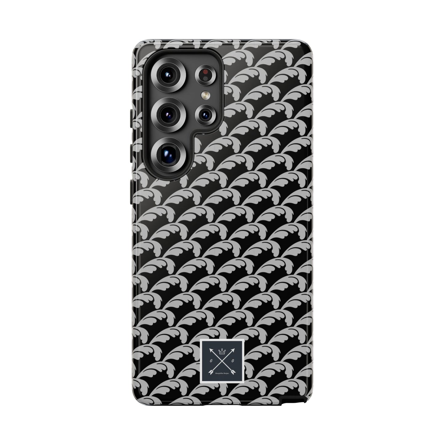 Beautiful Beloved One Flourish (black/silver) - Tough Phone Cases