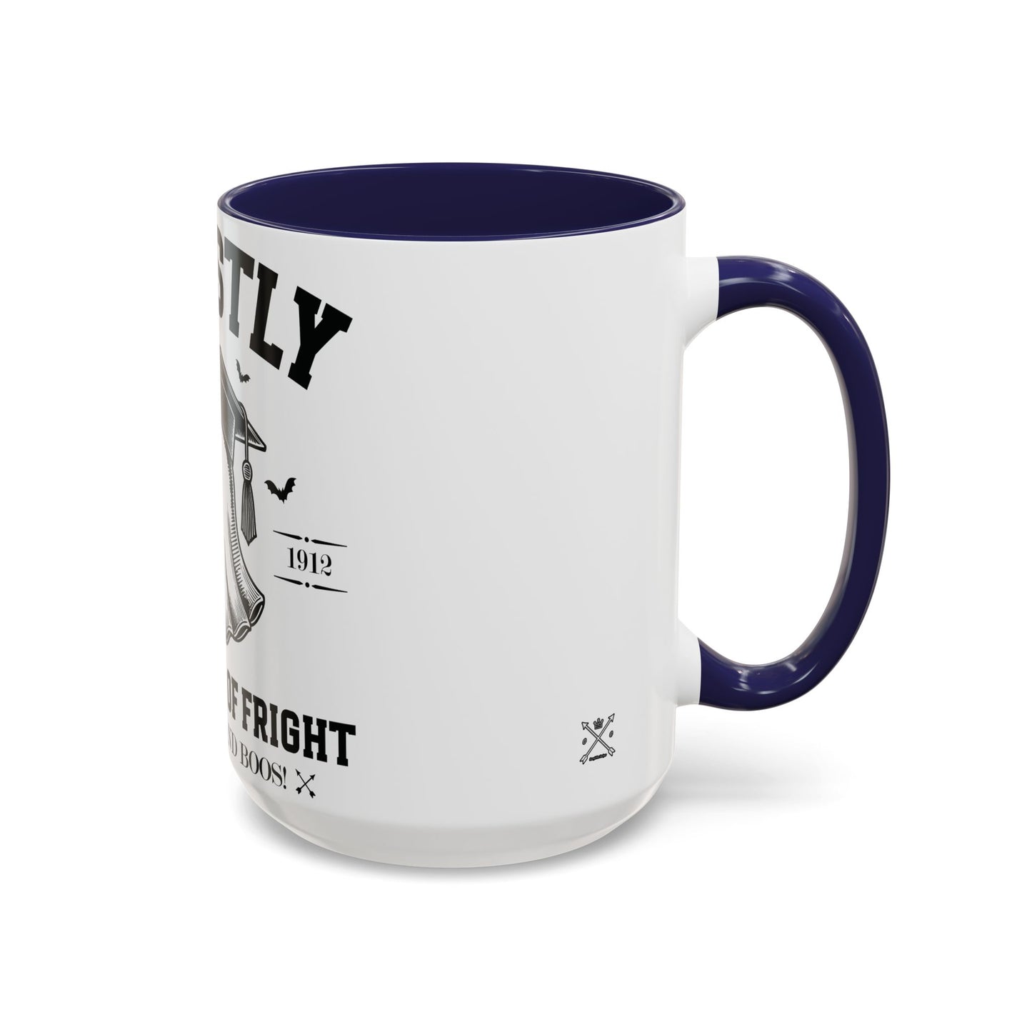 Ghostly Institute of Fright - Accent Coffee Mug (11, 15oz)
