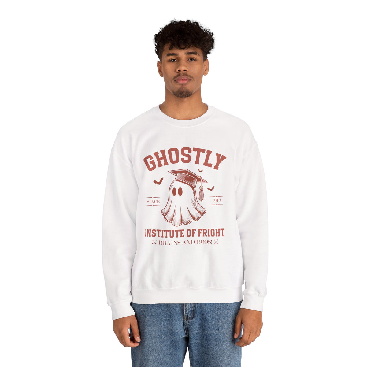 Ghostly Institute of Fright Education - Crewneck Sweatshirt
