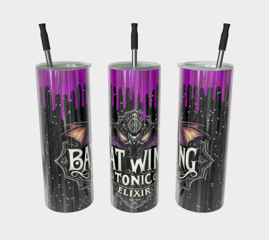 Batwing Tonic (purple drip) Elixir - 20 oz Tumbler