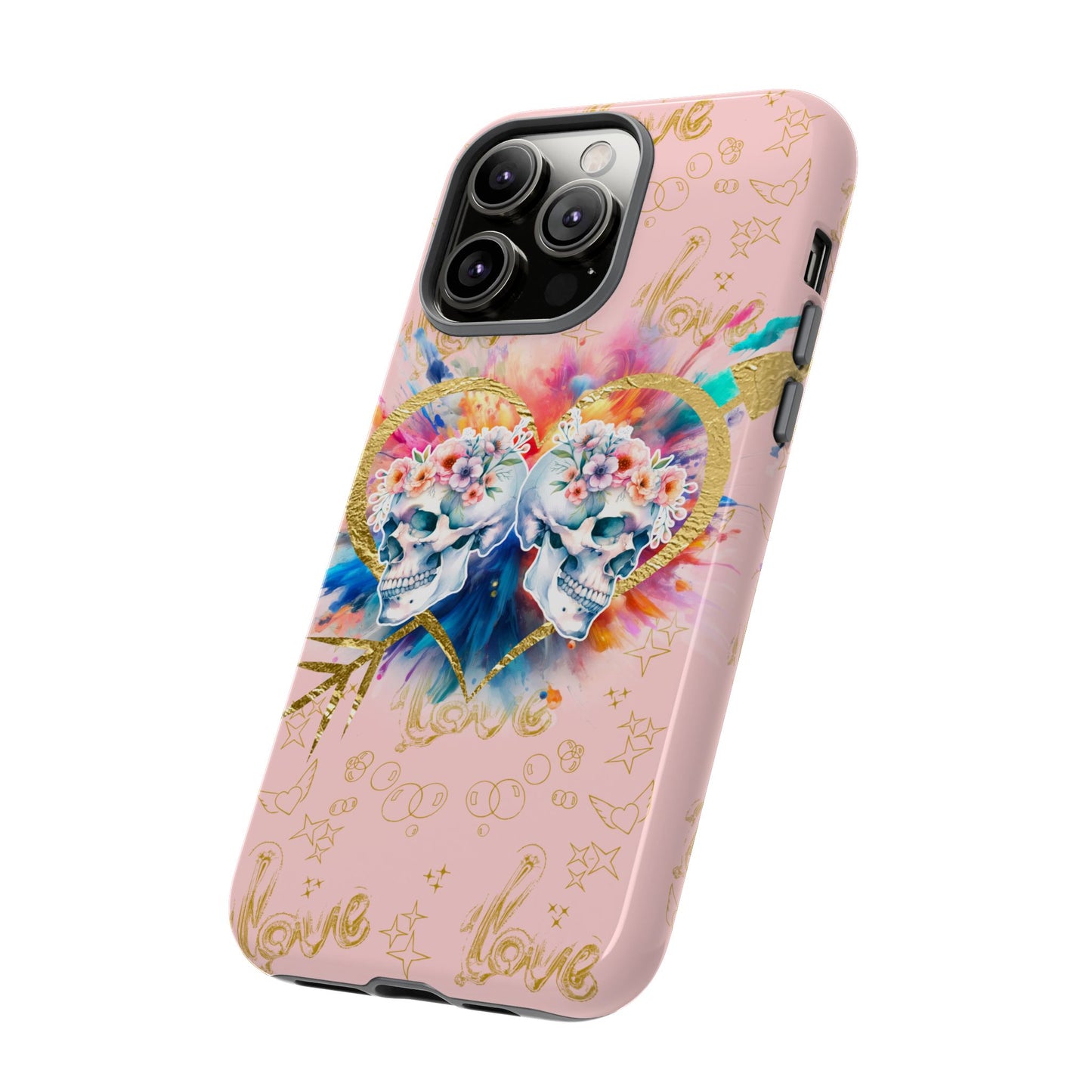 Love is Golden Watercolor (pink) - Tough Cases