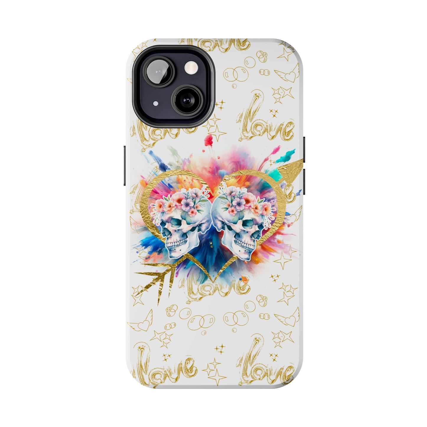 Love is Golden Watercolor - Tough Phone Cases