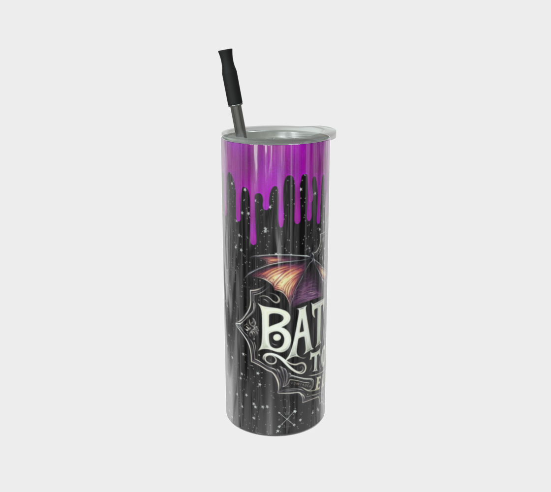 Batwing Tonic (purple drip) Elixir - 20 oz Tumbler