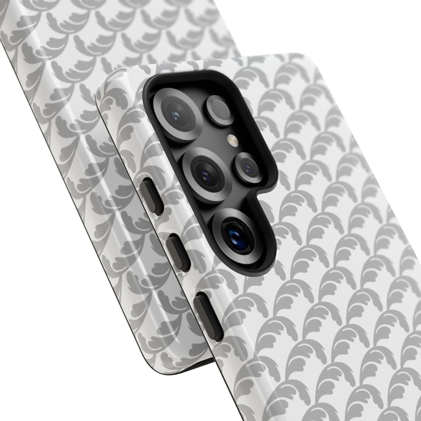 Beautiful Beloved Flourish (silver/white) - Tough Phone Cases