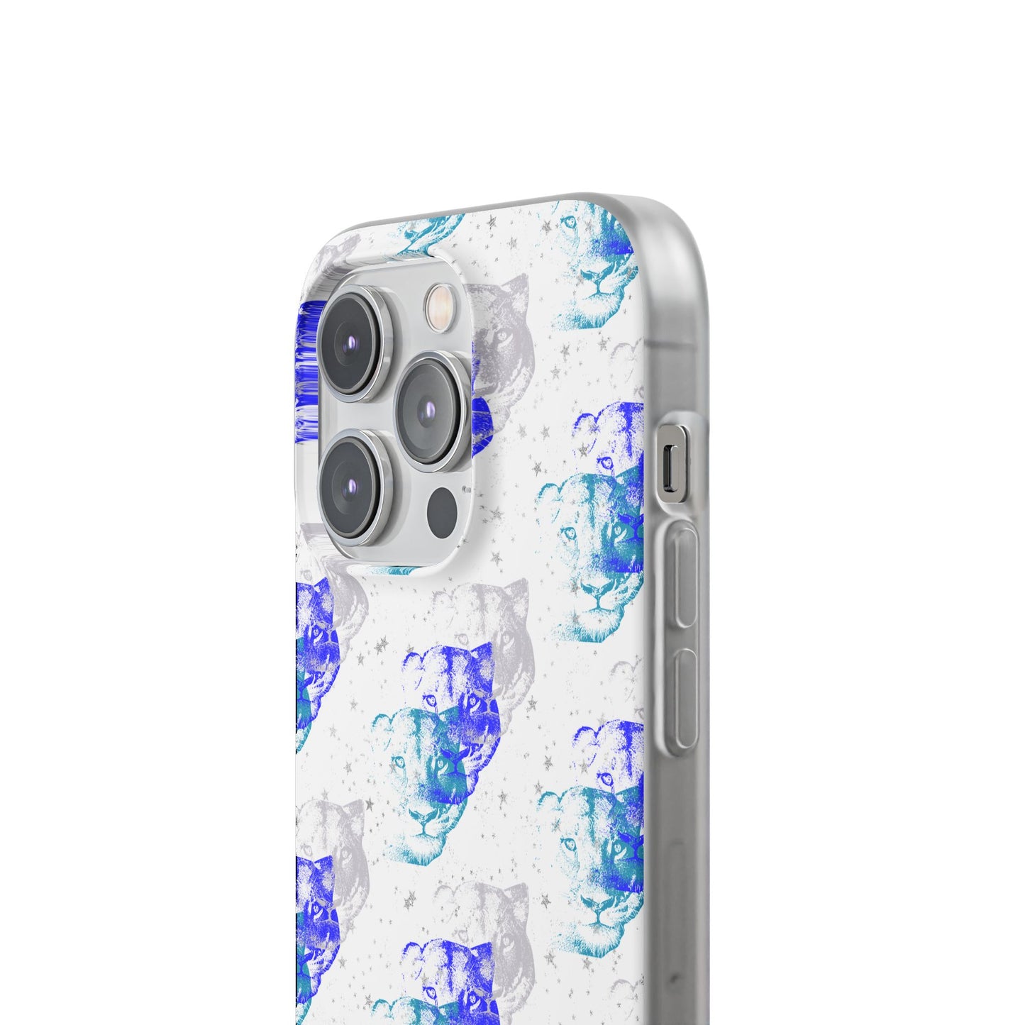 Lioness Arising (white/blue) - Flexi Phone Cases
