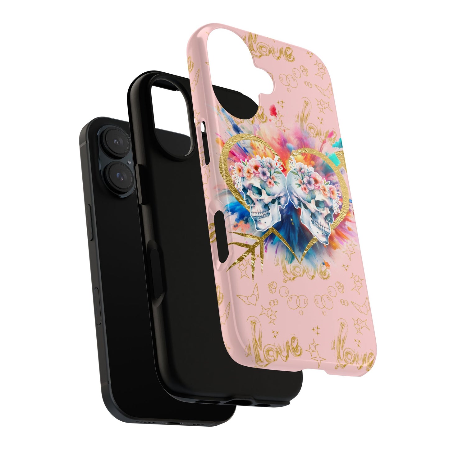 Love is Golden Watercolor (pink) - Tough Cases