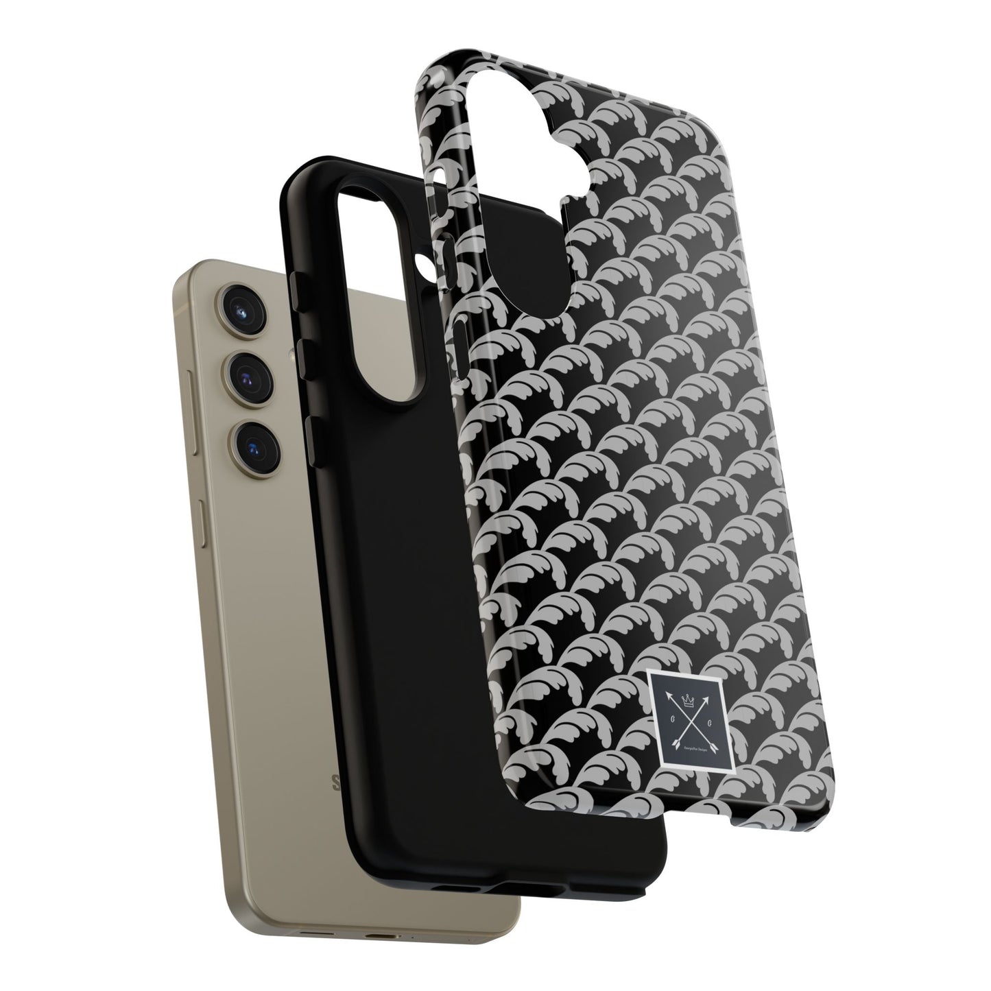 Beautiful Beloved One Flourish (black/silver) - Tough Phone Cases