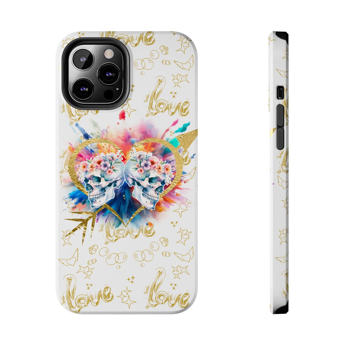 Love is Golden Watercolor - Tough Phone Cases