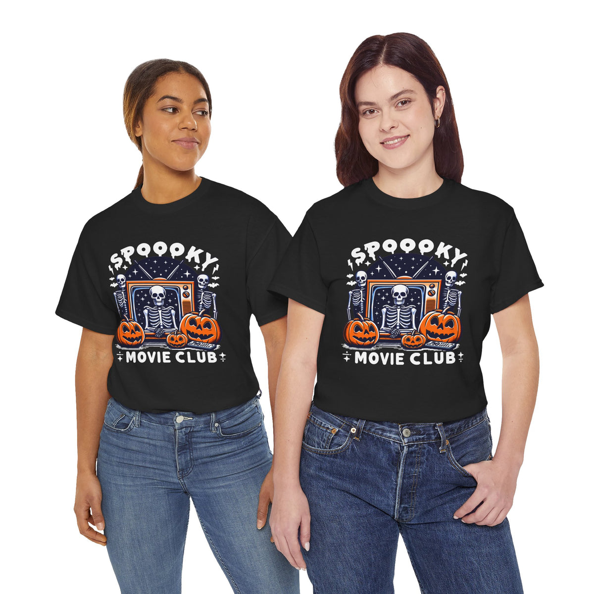 Spooky Movie Club -  Unisex Cotton Tee