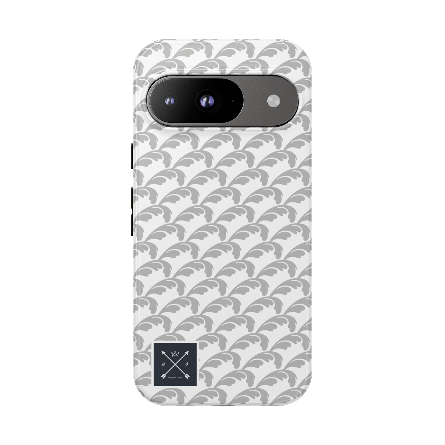 Beautiful Beloved Flourish (silver/white) - Tough Phone Cases