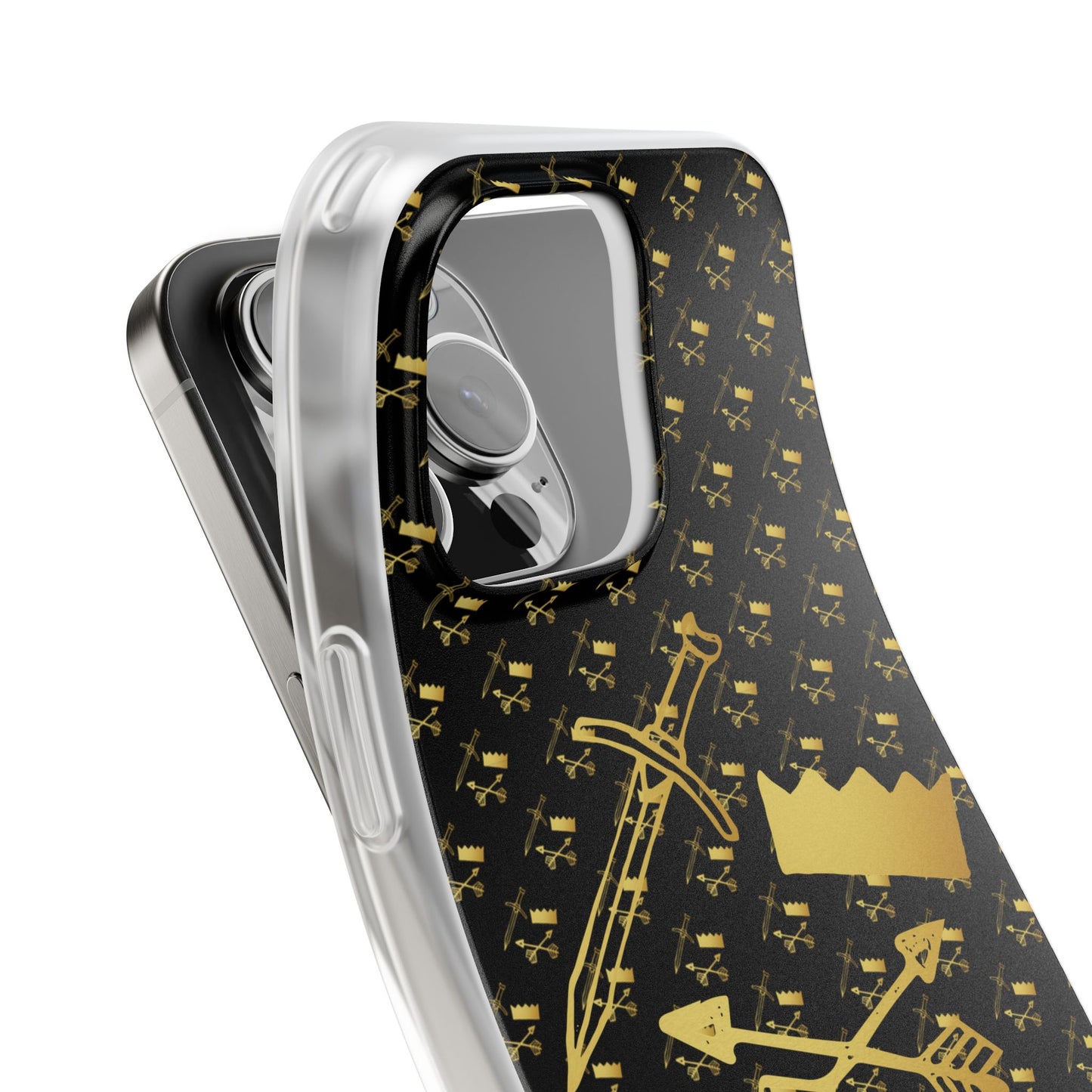 Gold and Bold Warrior - Flexi  Phone Cases