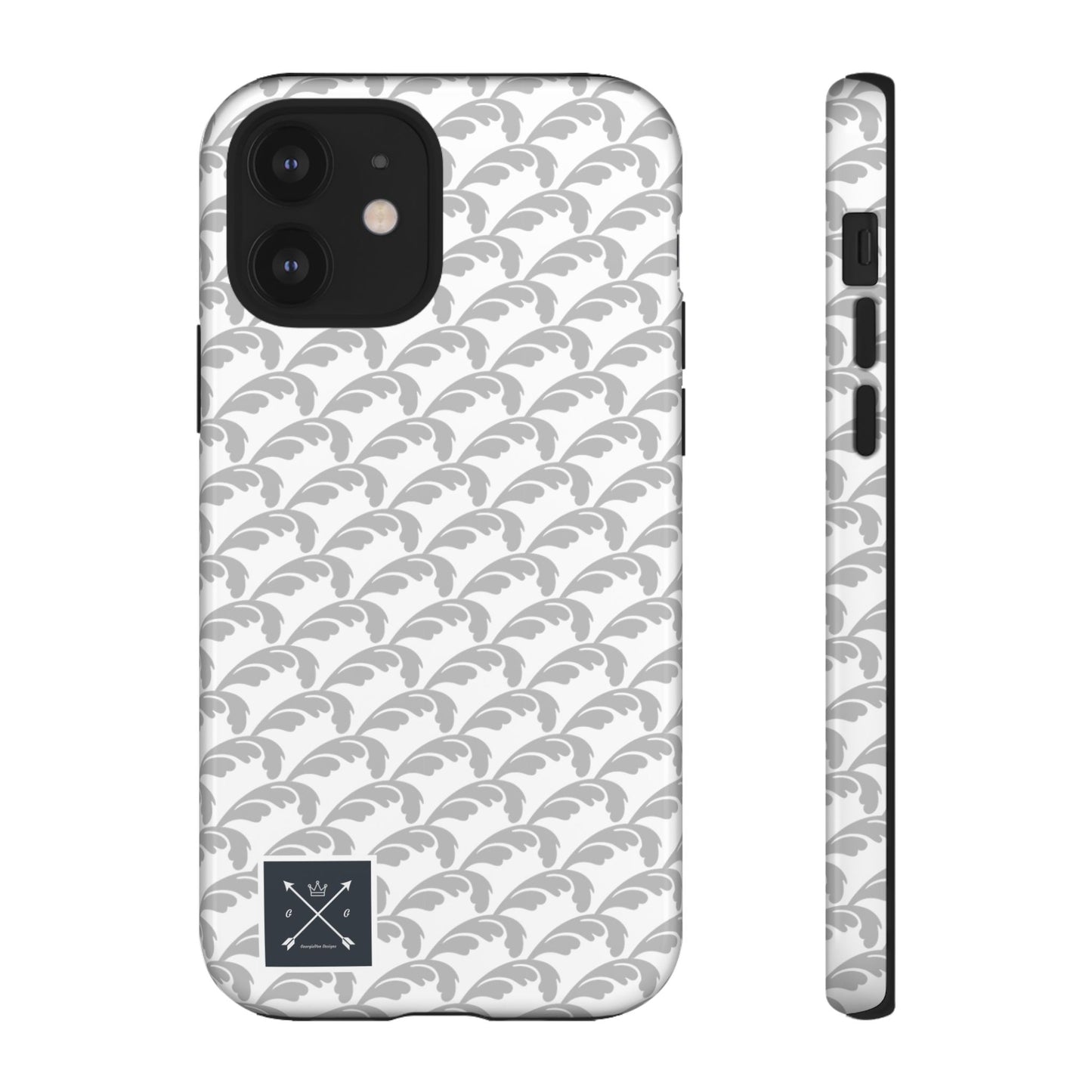 Beautiful Beloved Flourish (silver/white) - Tough Phone Cases