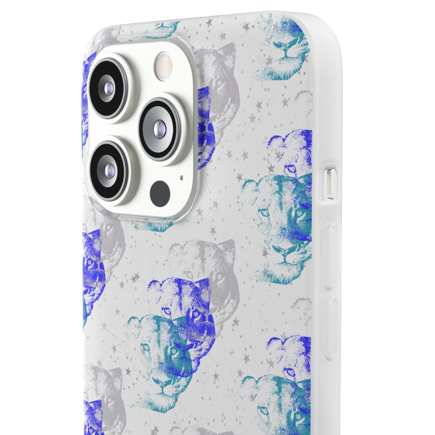 Lioness Arising (white/blue) - Flexi Phone Cases